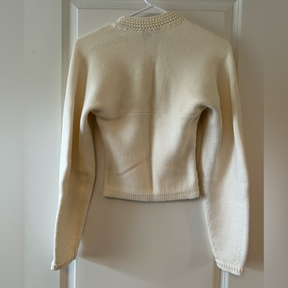 Express | Square Neck Fitted Pullover Sweater - image 5